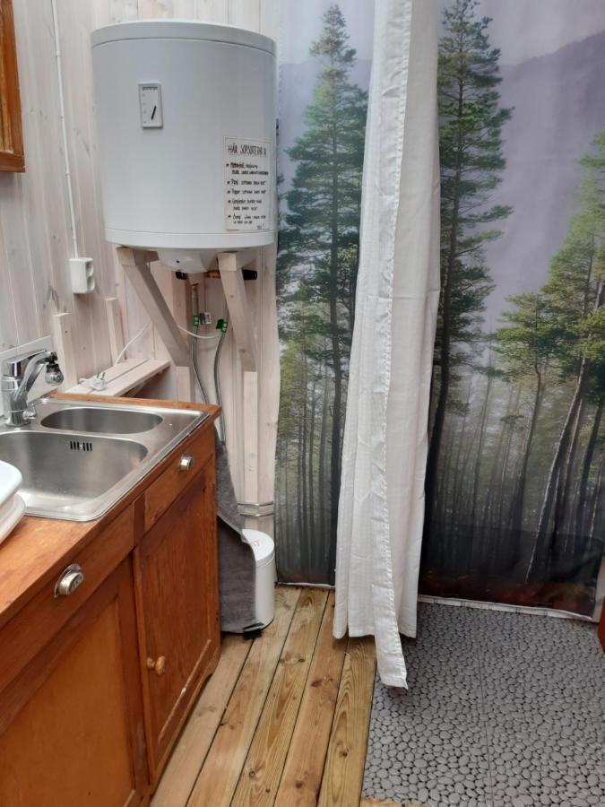 Röda Stugan På Slinken Sala Bagian luar foto